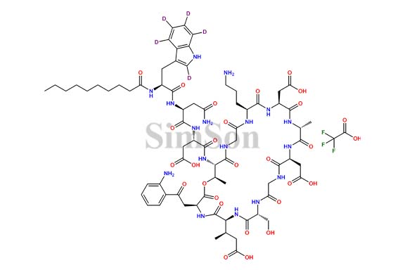 Daptomycin D5 Trifluoroacetic Acid