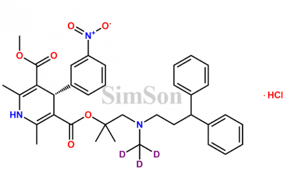 (S)-Lercanidipine-D3 Hydrochloride