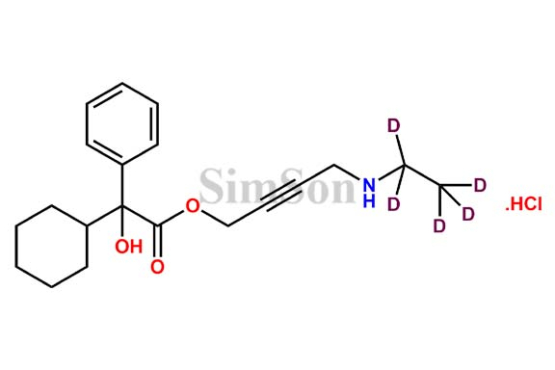 N-Desethyl oxybutynin-D5 Hydrochoride