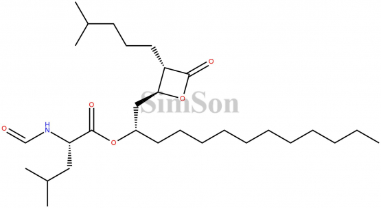 N-formyl-L-leucine(S)-1-[(2S,3S)-3-(4-methylpentyl)-4-oxo-oxetan-2-ylmethyl]-dodecyl ester