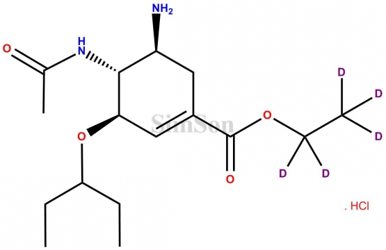 Oseltamivir-D5 Hydrochloride
