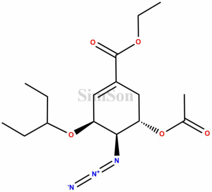 (3R,4S,5R)-ethyl5-acetoxy-4-azido-3-(pentan-3-yloxy)cyclohex-1-enecarboxylate