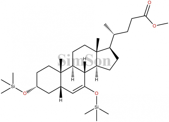 Methyl (3alpla,5beta)-3,7-Bis[(trimethylsilyl)oxy]chol-6-en-24-oate