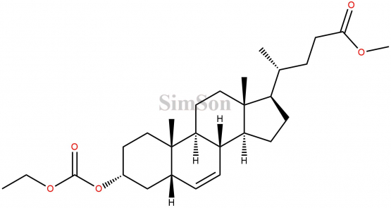(3 alpha,5 beta)-3-[(Ethoxycarbonyl)oxy]chol-6-en-24-oic Acid Methyl Ester