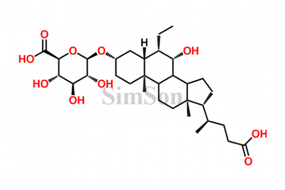 Obeticholic acid 3-O-beta-D-glucuronide