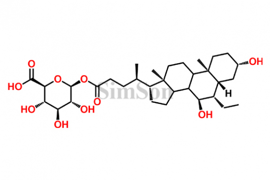 Obeticholic acid acyl-beta-D-glucuronide