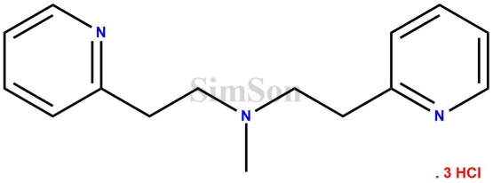 N-methyl-bis[beta-(2-pyridyl)ethyl]amine trihydrochloride