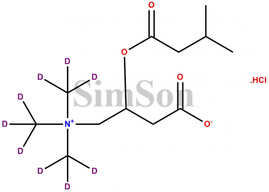 Isovaleryl-DL-carnitine-(N,N,N-trimethyl-D9) hydrochloride
