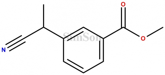 2-(m-methoxycarbonylphenyl)propionitrile