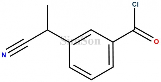 3-(1-cyanoethyl)benzoyl Chloride