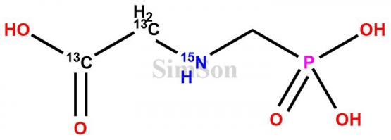 Glyphosate-13C2,15N