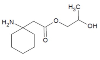 2-hydroxypropyl(1-aminocyclohexyl) acetate