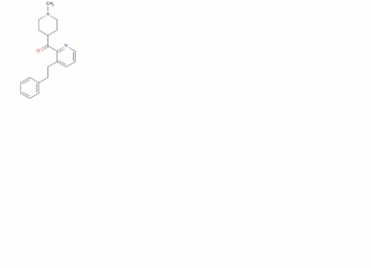 (1-methyl-4-piperidinyl)[3-(2-phenylethyl)-2-pyridinyl] Methanone
