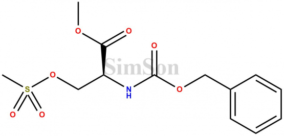 methyl N-((benzyloxy)carbonyl)-O-(methylsulfonyl)-L-serinate