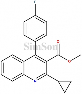 Methyl 4-(4'-fluorophenyl)-2-(cyclopropyl)-3-quinolinecarboxylate