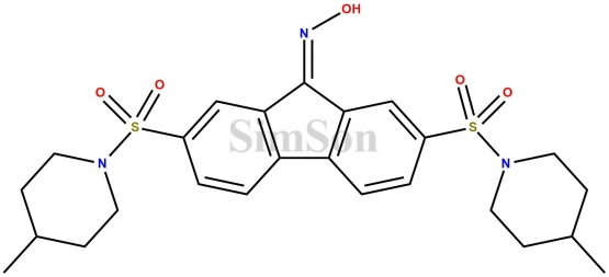 2,7-Bis((4-methylpiperidin-1-yl)sulfonyl)-9H-fluoren-9-one oxime