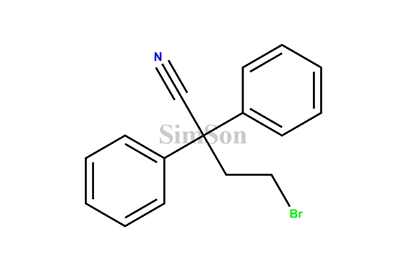 4-Bromo-2,2-diphenylbutyronitrile