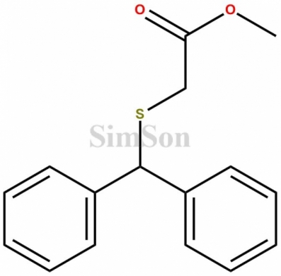 Methyl [(diphenylmethyl)thio]acetate