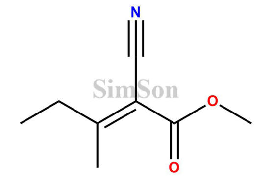 Methyl (E)-2-cyano-3-methyl-pent-2-enoate