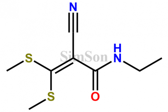 2-Cyano N-ethyl-3,3-bis(methylthio)acrylamide