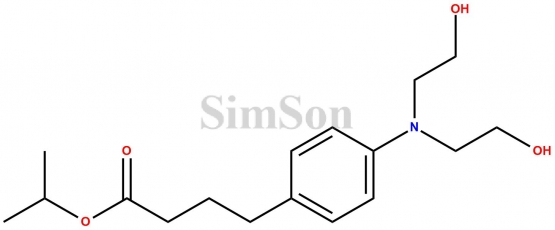 isopropyl 4-[4-[N,N-bis(2-hydroxyethyl)amino]phenyl]butyrate
