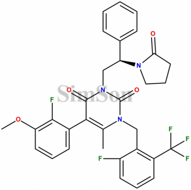 Lactam impurity of elagolix sodium