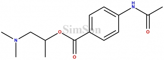 1-(Dimethylamino)propan-2-yl 4-acetamidobenzoate