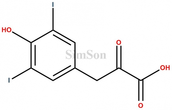 3,5-Diiodo-4-hydroxyphenylpyruvic Acid