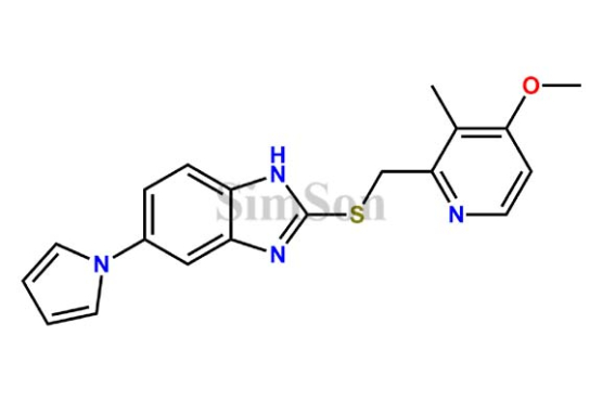 5-(1H-pyrrol-1-yl)-2-[(4-methoxy-3-methyl-2-pyridyl)-methylthio]-1-hydro-benzimidazole