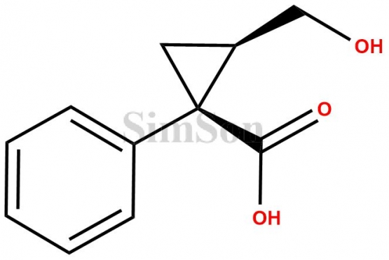 (1S,2R)-2-(Hydroxymethyl)-1-phenylcyclopropanecarboxylic acid
