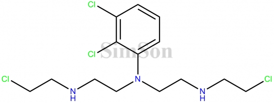 N,N-bis(2-(2-Chloroethylamino)ethyl)-2,3-dichlorobenzeneamine Dihydrochloride