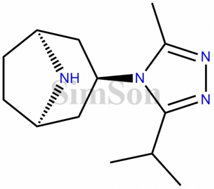 (3-endo)-3-[3-methyl-5-(1-methylethyl)-4H-1,2,4-triazol-4-yl]-8-Azabicyclo[3.2.1]octane