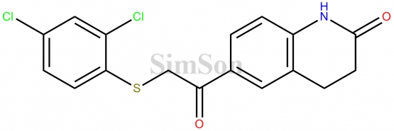 6-[2-(2,4-dichlorophenyl)sulfanylacetyl]-3,4-dihydro-1H-quinolin-2-one