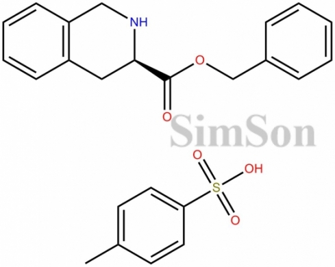 3-Isoquinolinecarboxylic acid, 1,2,3,4-tetrahydro-, phenylmethyl ester, (3R)-, 4-methylbenzenesulfonate
