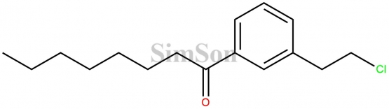 1-[3-(2-chloroethyl)phenyl]octan-1-one