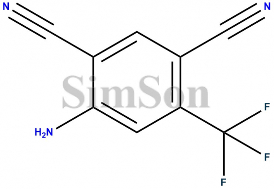 4-amino-6-(trifluoromethyl)benzene-1,3-dicarbonitrile