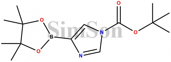tert-butyl 4-(4,4,5,5-tetramethyl-1,3,2-dioxaborolan-2-yl)-1H-imidazole-1-carboxylate