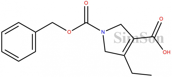 1-((benzyloxy)carbonyl)-4-ethyl-2,5-dihydro-1H-pyrrole-3-carboxylic acid