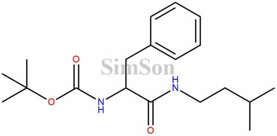 Carnamic acid,n-[2-[(3-methylbutyl)amino]-2-oxo-1-(phenylmethyl)ethyl]-1,1-dimethylester