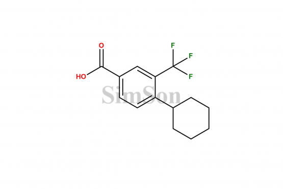 4-cyclohexyl-3-(trifluoromethyl)benzoic acid
