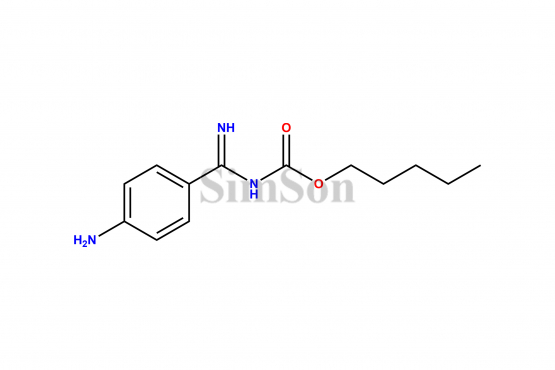 pentyl ((4-aminophenyl)(imino)methyl)carbamate