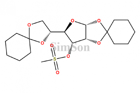 1,2,5,6-DI-O-CYCLOHEXYLIDENE-3-O-METHYLSULFONYL-ALPHA-D-ALLOFURANOSE