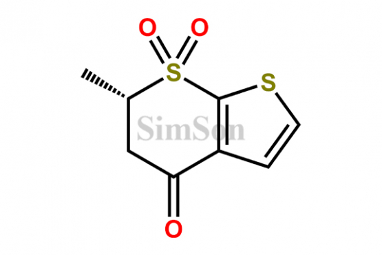 (6S)-5,6-Dihydro-6-methyl-4H-thieno[2,3-b]thiopyran-4-one 7,7-dioxide
