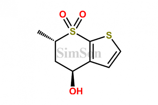 (4S,6S)-6-methyl-7,7-dioxo-5,6-dihydro-4H-thieno[2,3-b]thiopyran-4-ol