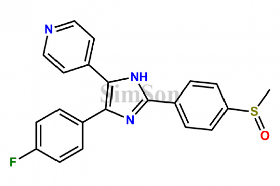 4-[4-(4-Fluorophenyl)-2-[4-(methylsulfinyl)phenyl]-1H-imidazol-5-yl]pyridine