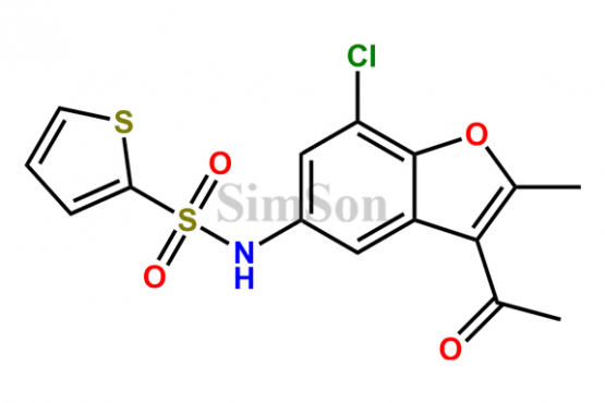 N-(3-acetyl-7-chloro-2-methyl-1-benzofuran-5-yl)thiophene-2-sulfonamide