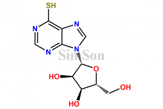 6-Mercaptopurine-9-beta-D-Ribofuranoside