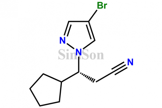 (R)-3-(4-Bromo-1H-pyrazol-1-yl)-3-cyclopentylpropanenitrile