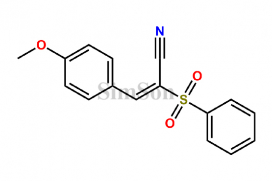 2-Propenenitrile, 3-(4-methoxyphenyl)-2-(phenylsulfonyl)-, (E)-