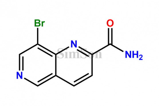 8-Bromo-1,6-naphthyridine-2-carboxamide